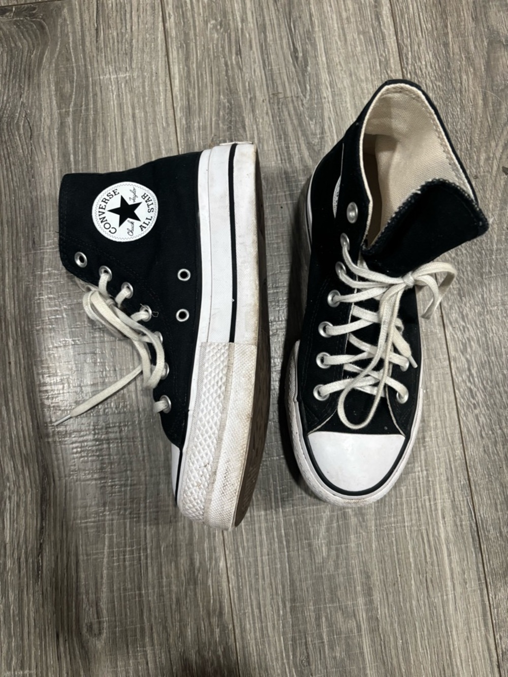 Converse Black and White Kids' High Top Sneakers